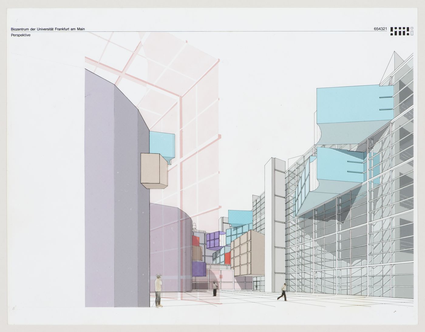 Perspective, Biozentrum - Biology Center for the J.W. Goethe University, Frankfurt am Main, Germany