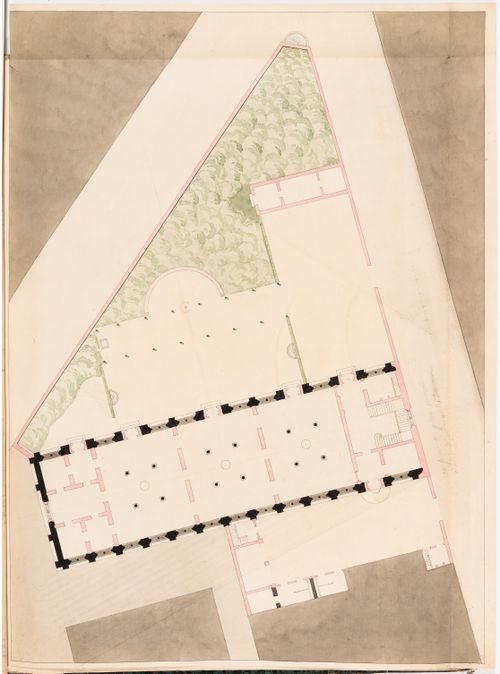 Project for the redevelopment of the École de médecine and surrounding area, Paris: Plan for the salle de dissection