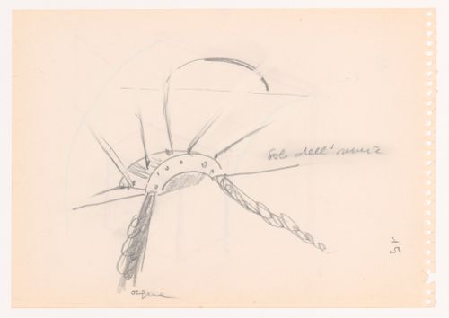 Sketches for Urban park competition, Modena, Italy