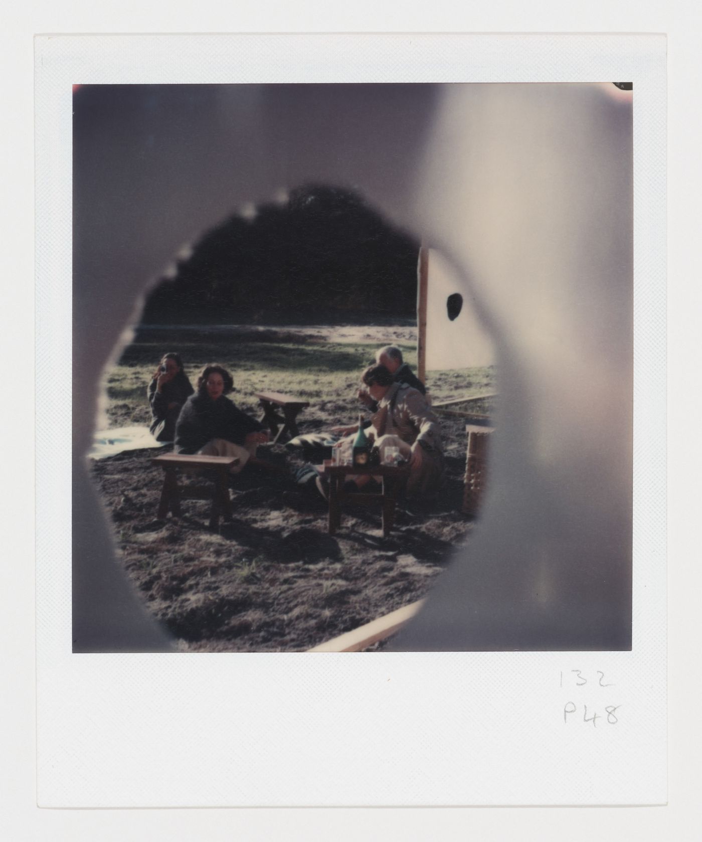 Generator project, White Oak Plantation, Yulee, Florida: group portrait taken from inside a mock-up