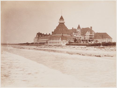 View of Hotel del Coronado from the beach, San Diego, California