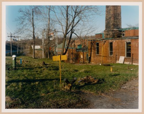 Don Valley: Partial rear view of Bate Polyresins Factory, Don Valley, Toronto, Ontario