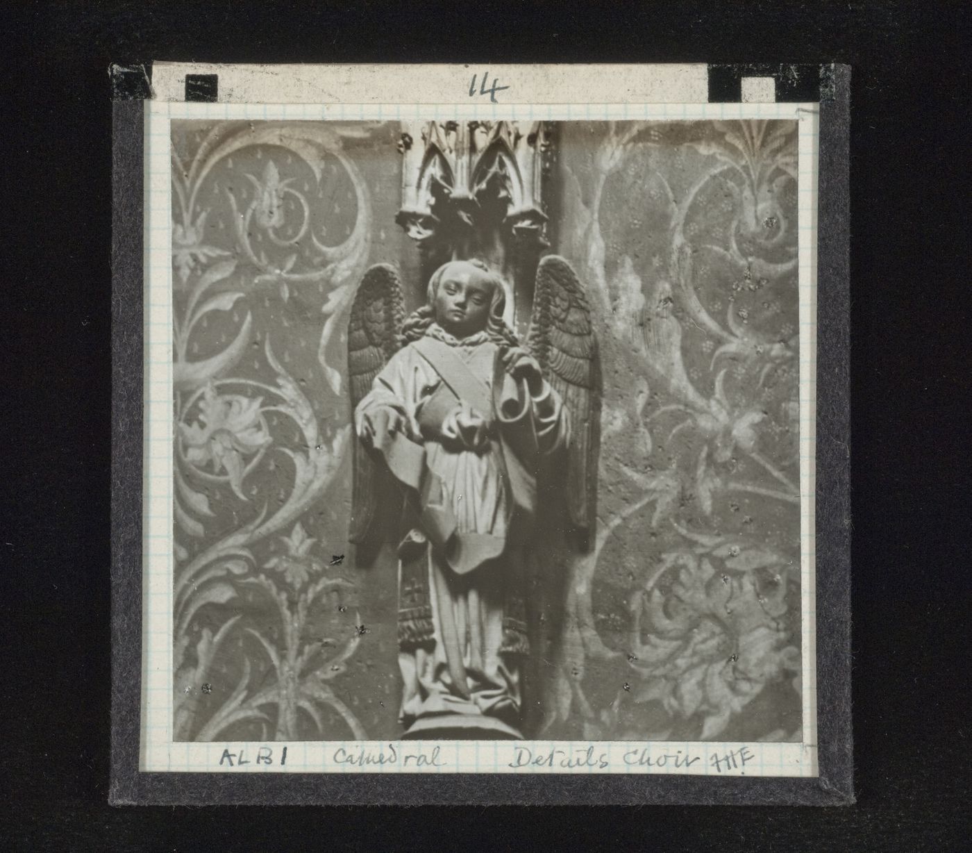 Detail view of scultpture of choir stall of Cathédrale Sainte-Cécile d’Albi, Albi, France