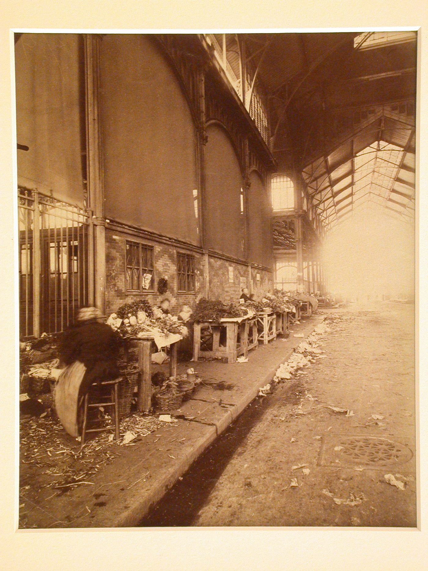 Covered Market in Les Halle, Paris, France