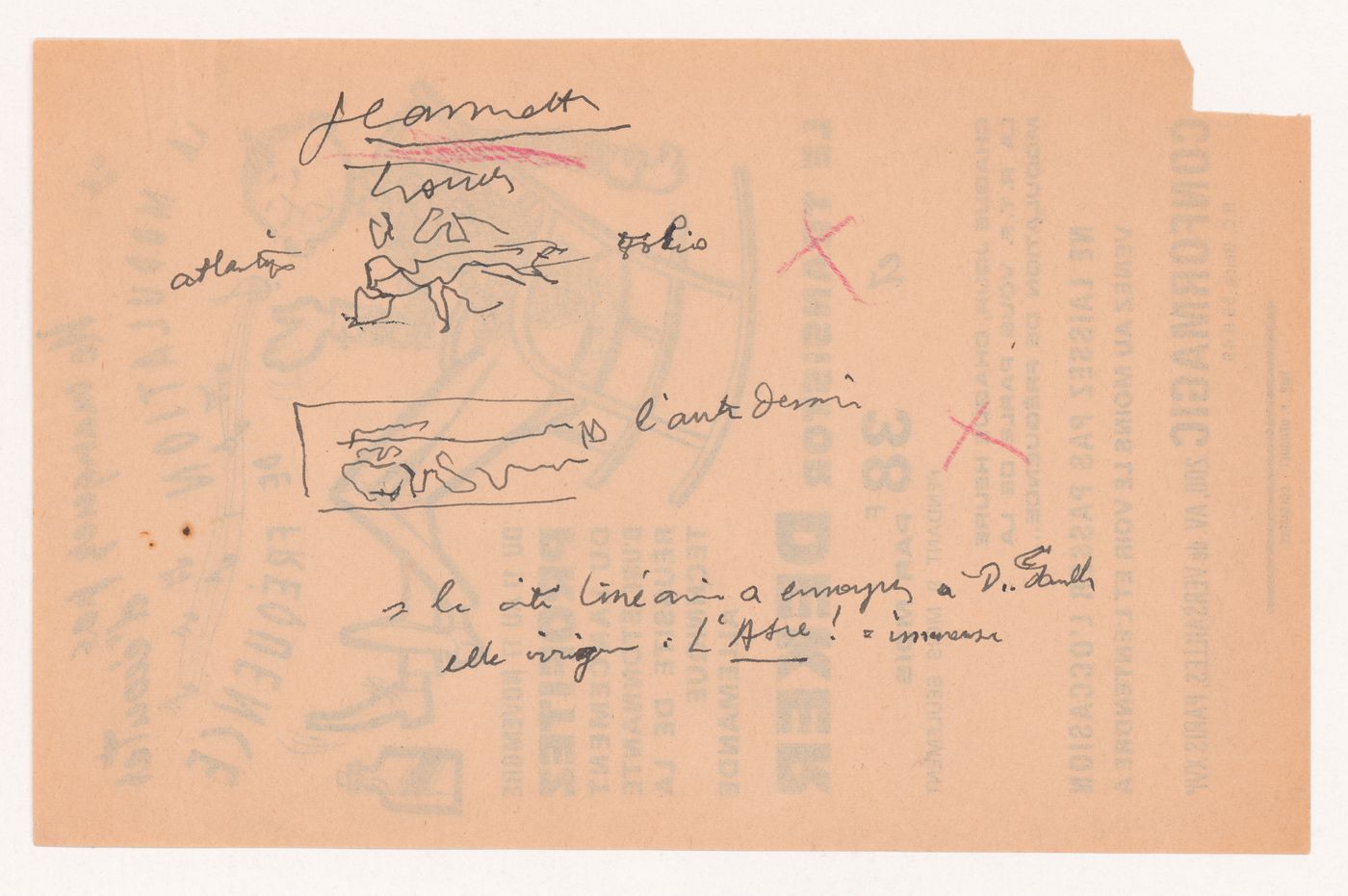 Dessins non-identifiés