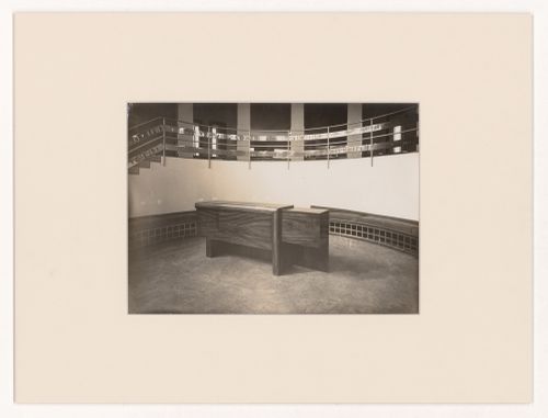 Interior view of hall in Casino La Pergola, Saint-Jean-de-Luz, France