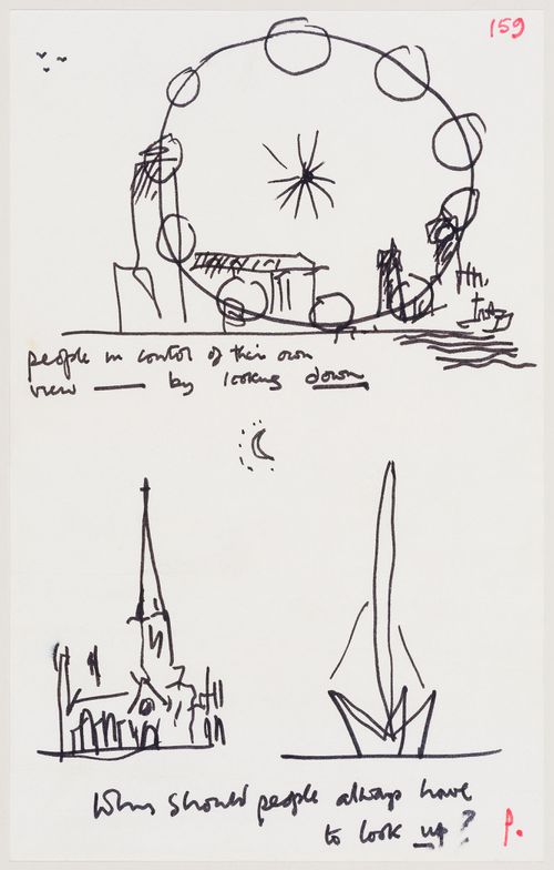 "Why should people always have to look up?": sketch for South Bank