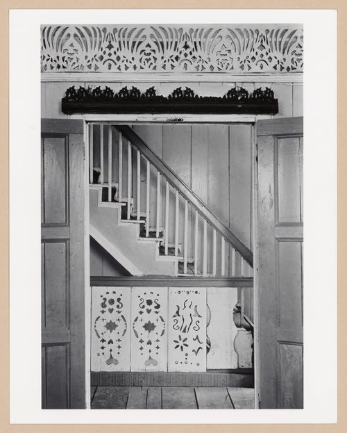 Interior, the Padmore House, ca.1880, Crozierville, Liberia