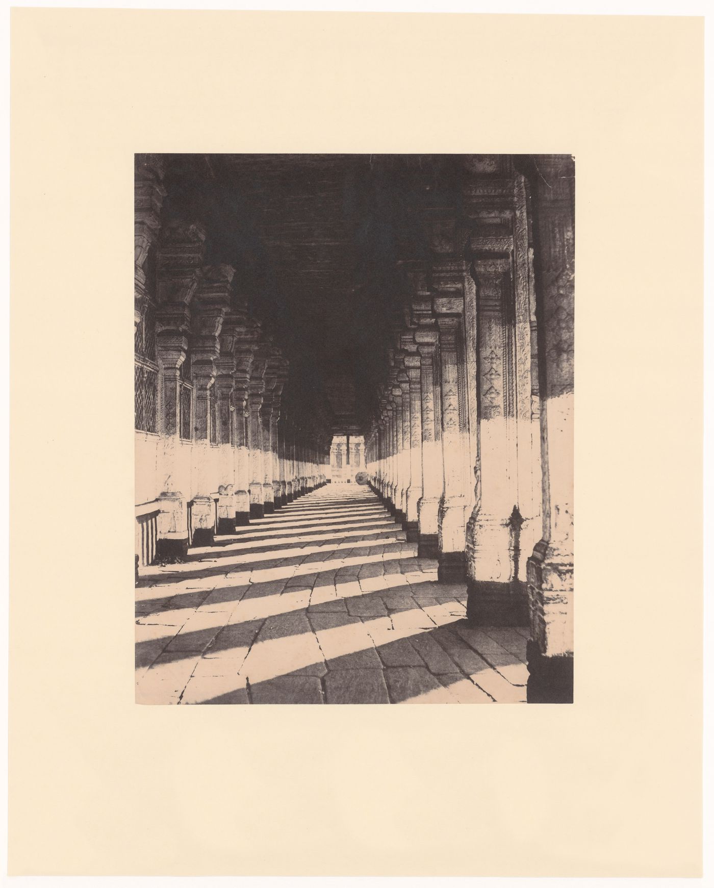 Madura. Trimul Naik's choultry, side verandah from west.