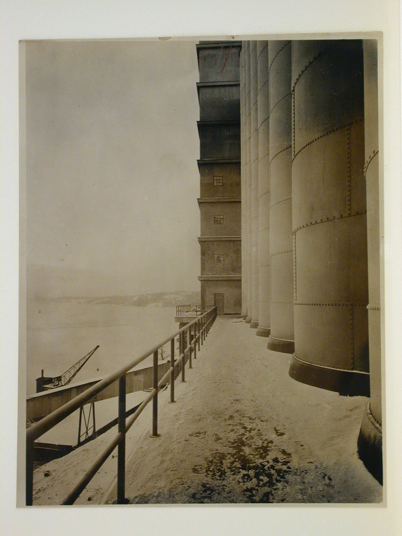 View of silos in Stockholm, Sweden