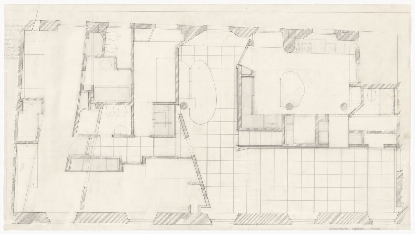 Floor plan for Appartamento Grossetti, Milan, Italy