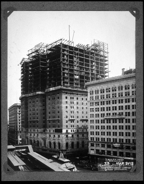 Plate from album ''Hotel McAlpin, New York City 1911-12''
