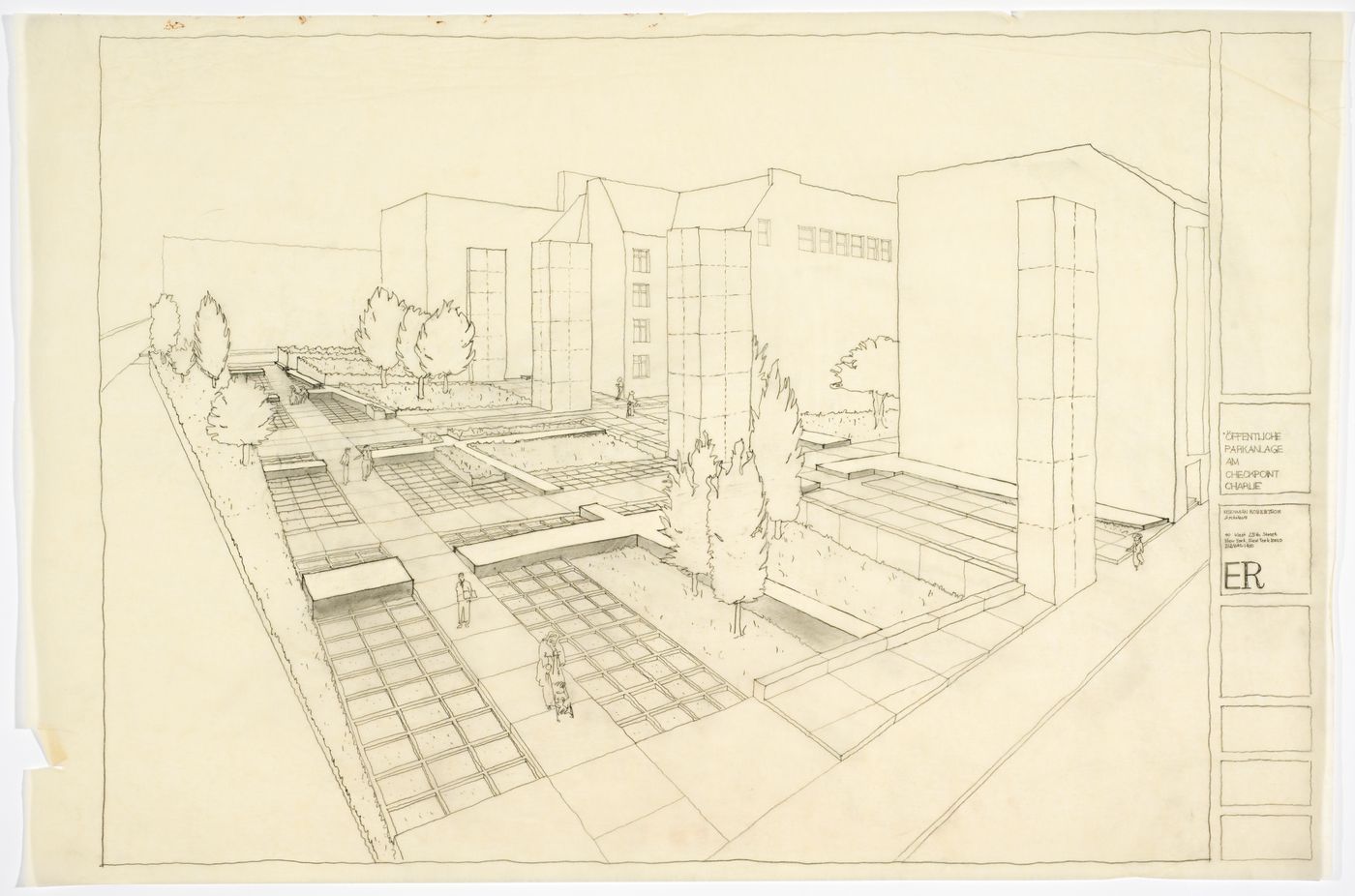 Axonometric for IBA Social Housing, Berlin