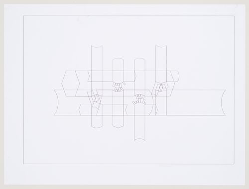 Schematic plan for Biozentrum - Biology Center for the J.W. Goethe University, Frankfurt am Main, Germany