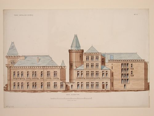 'Two Dwelling Houses' - rearelevation