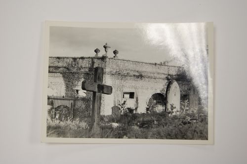 View of cemetery