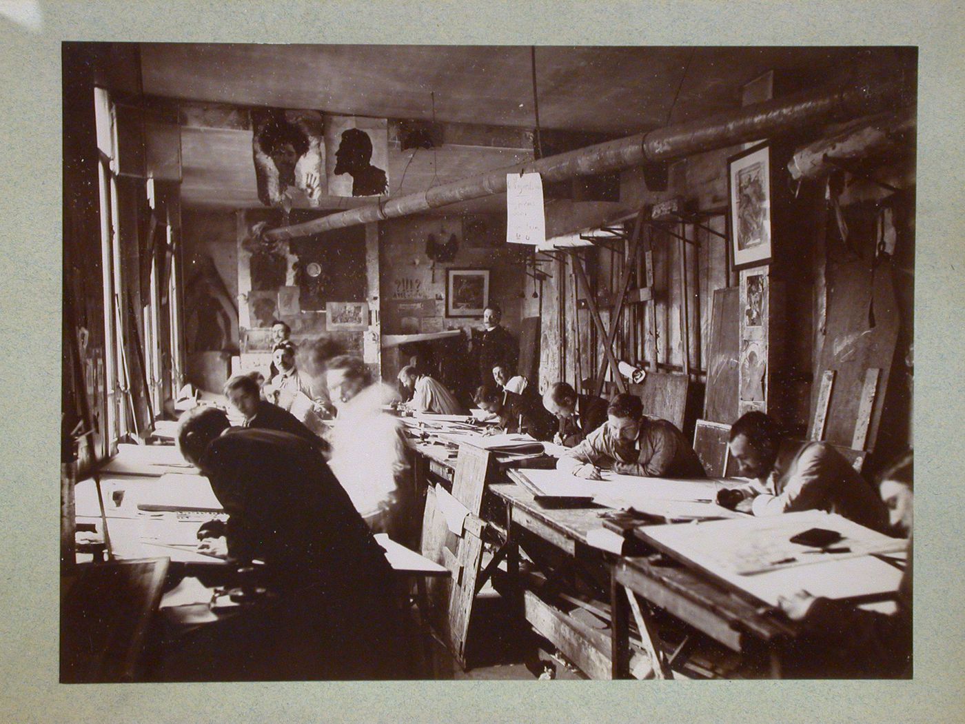An Architectural Workshop, possibly Ecole des Beaux-arts, Paris