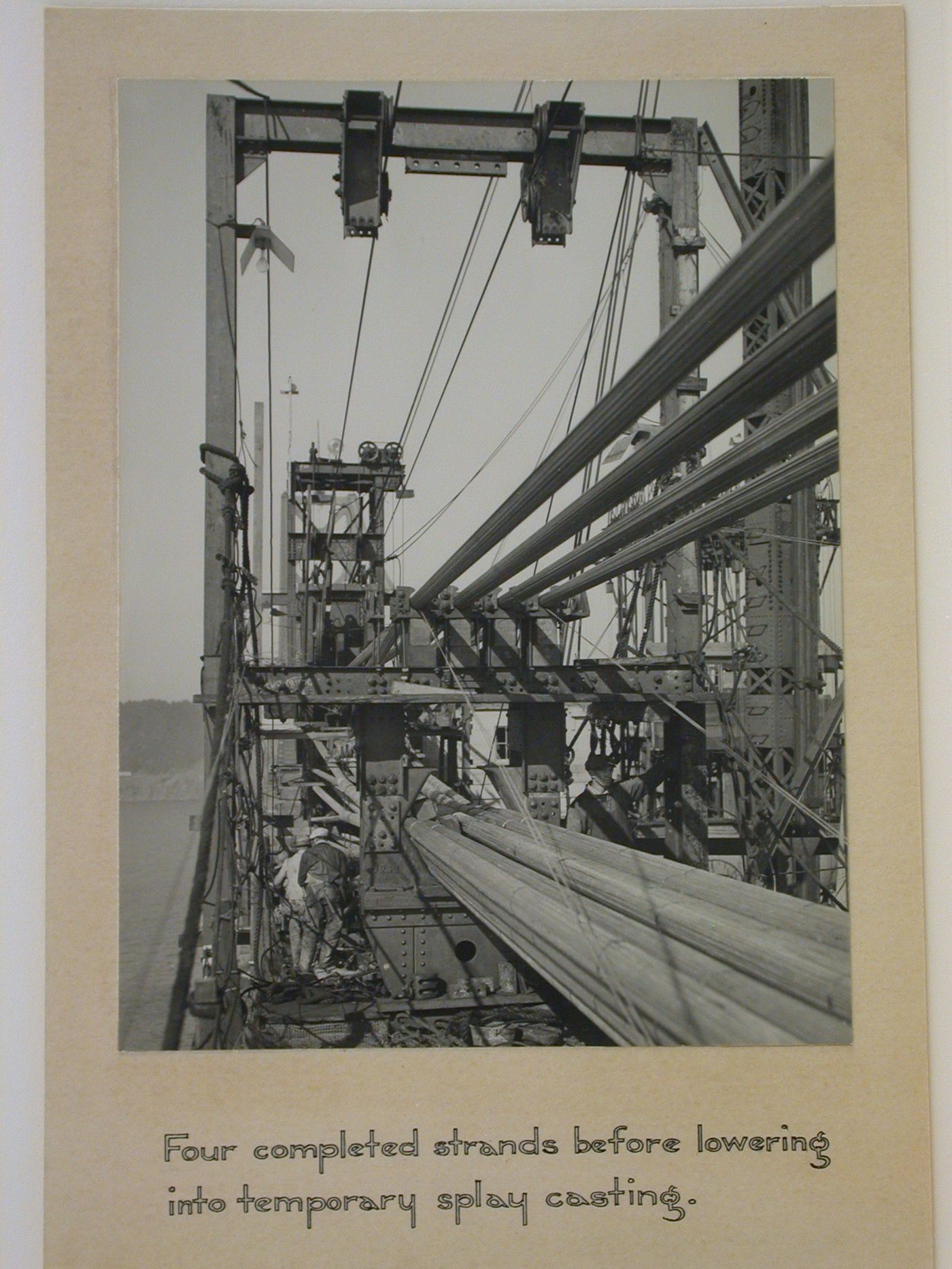 Oakland Bay Bridge under construction, San Francisco, California