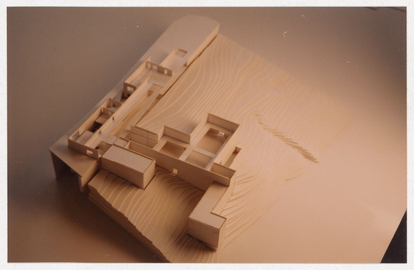 Photograph of model for Museu Granell, Santiago de Compostela, Spain