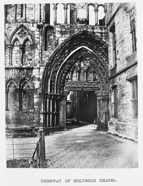 Plate from album ''Picturesque "Bits" from Old Edingurgh''