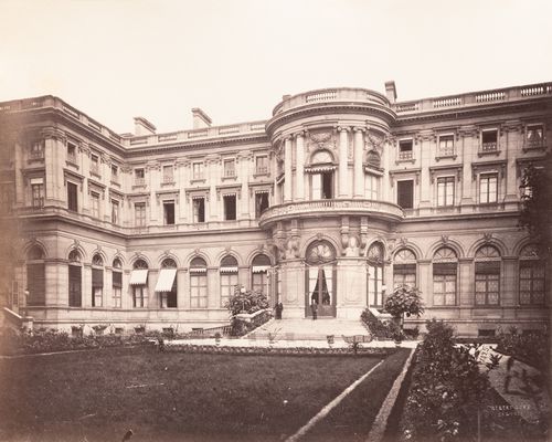 Plate from album ''Buildings, parks and streets of Paris, Versailles and environs, France''