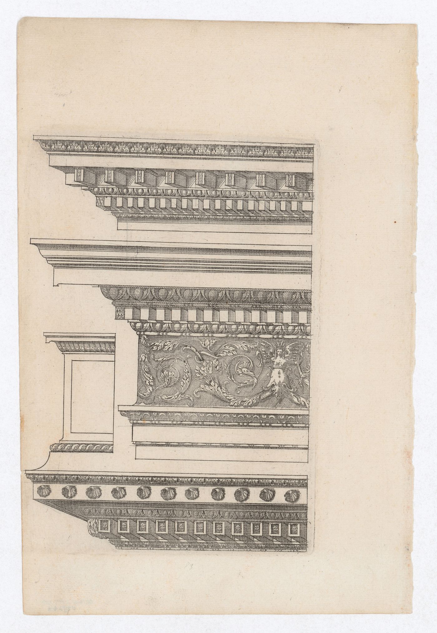 Designs for entablatures and cornices