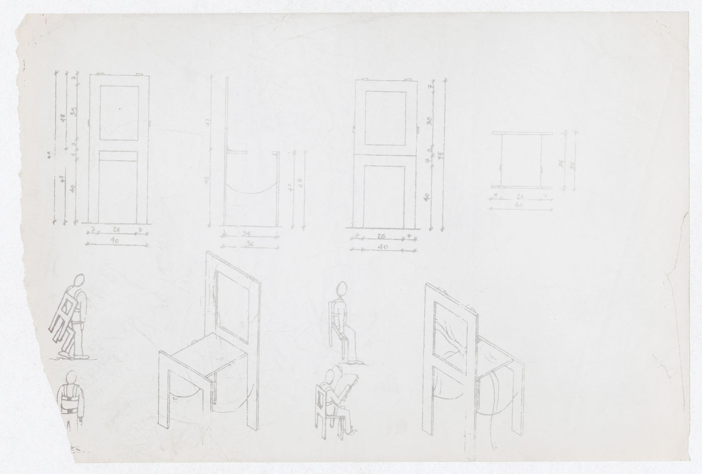 Sketches for Vestirsi Di Siede