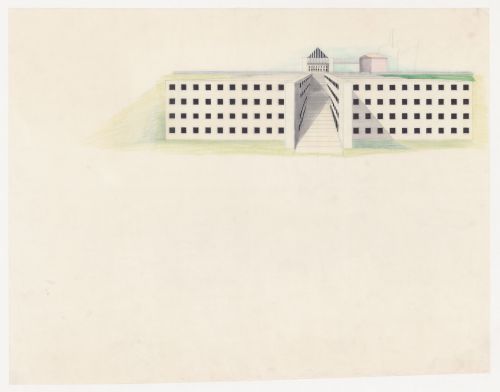 Perspective for Casa dello studente, Trieste, Italy