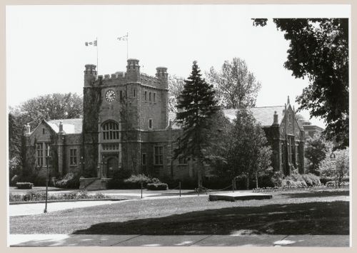 View of the principal façade of Westmount City Hall, 4333 Sherbrooke Street, Québec