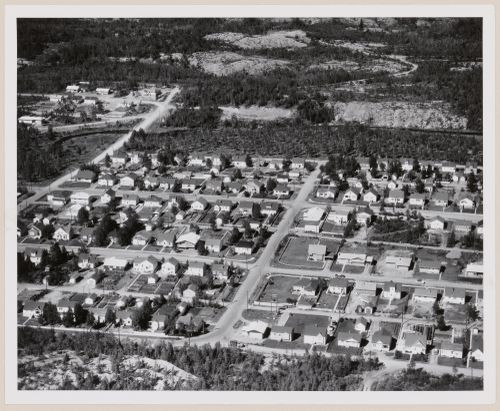 Flin Flon. New residential area, Manitoba