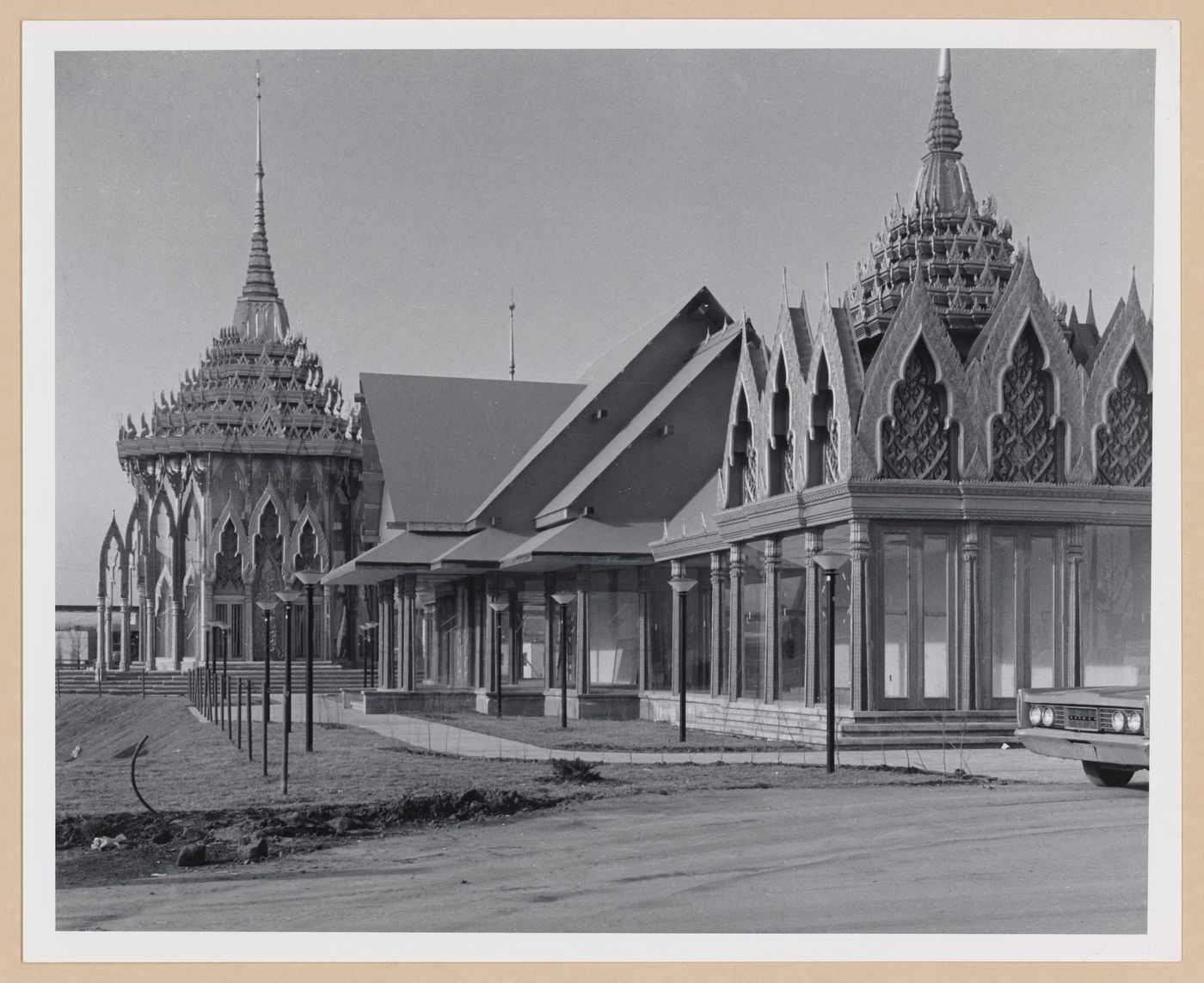 View of the Thailand Pavilion, Expo 67, Montréal, Québec