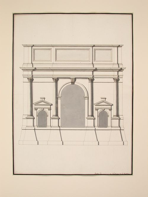 Elevation of the Porta Savonarola, Padua