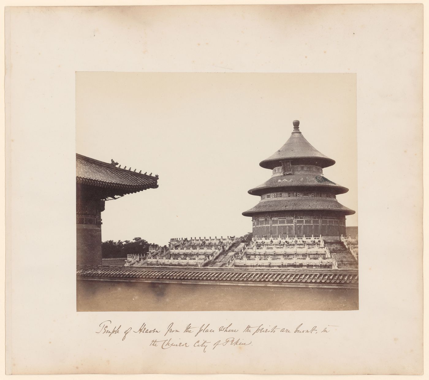 View of the Hall of Prayer for a Good Harvest [Qinian Dian], Temple of Heaven [Tian Tan], Peking (now Beijing), China