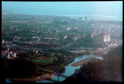 Aerial view of Vila do Conde, Portugal