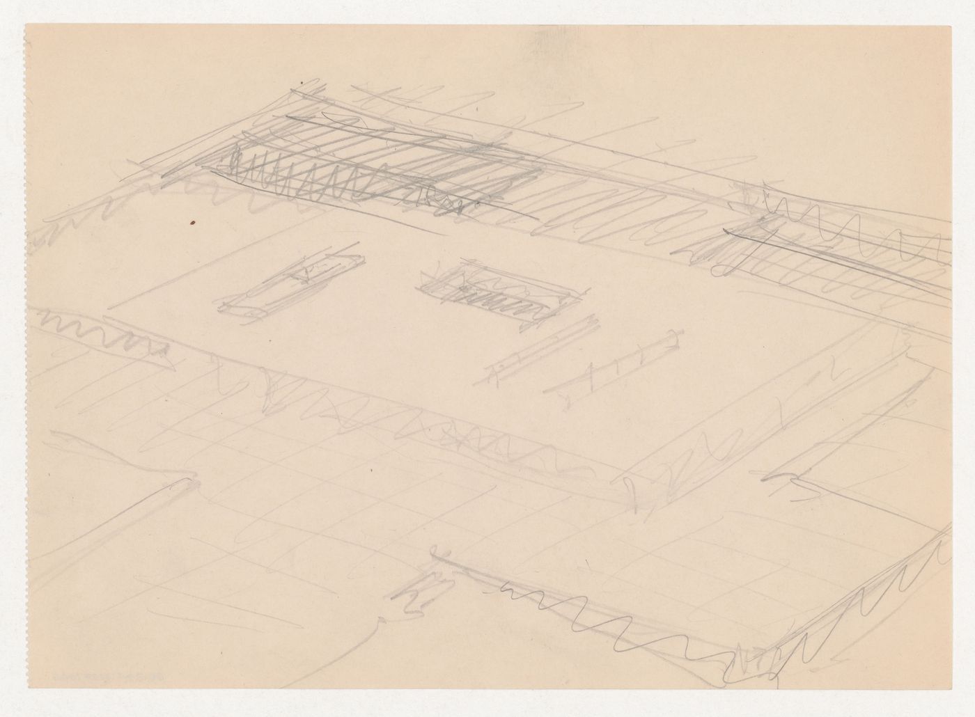 Axonometric sketch for Museum for a Small City