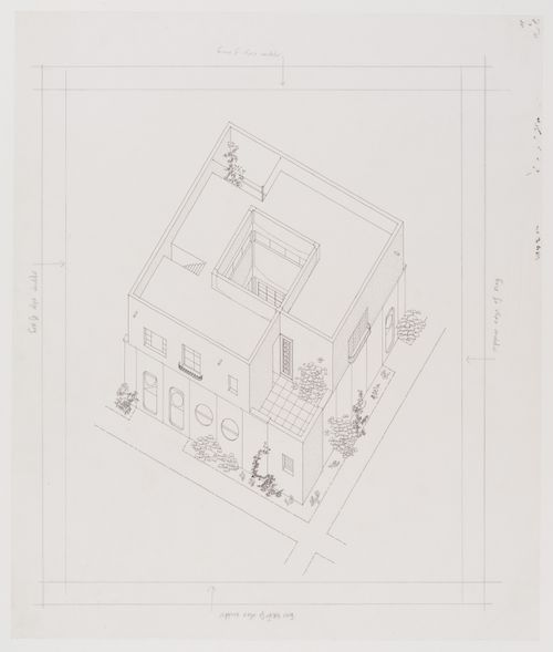 Previ Proyecto Experimental de Vivienda, Lima, Peru: axonometric