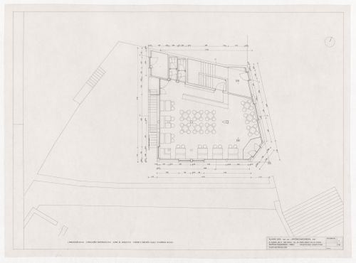 Ground floor plan for Edifício Figueiredo, Viseu, Portugal