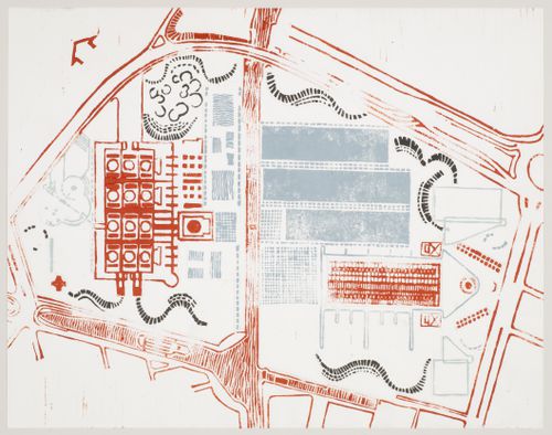 Parc de la Villette, Paris, France: site plan