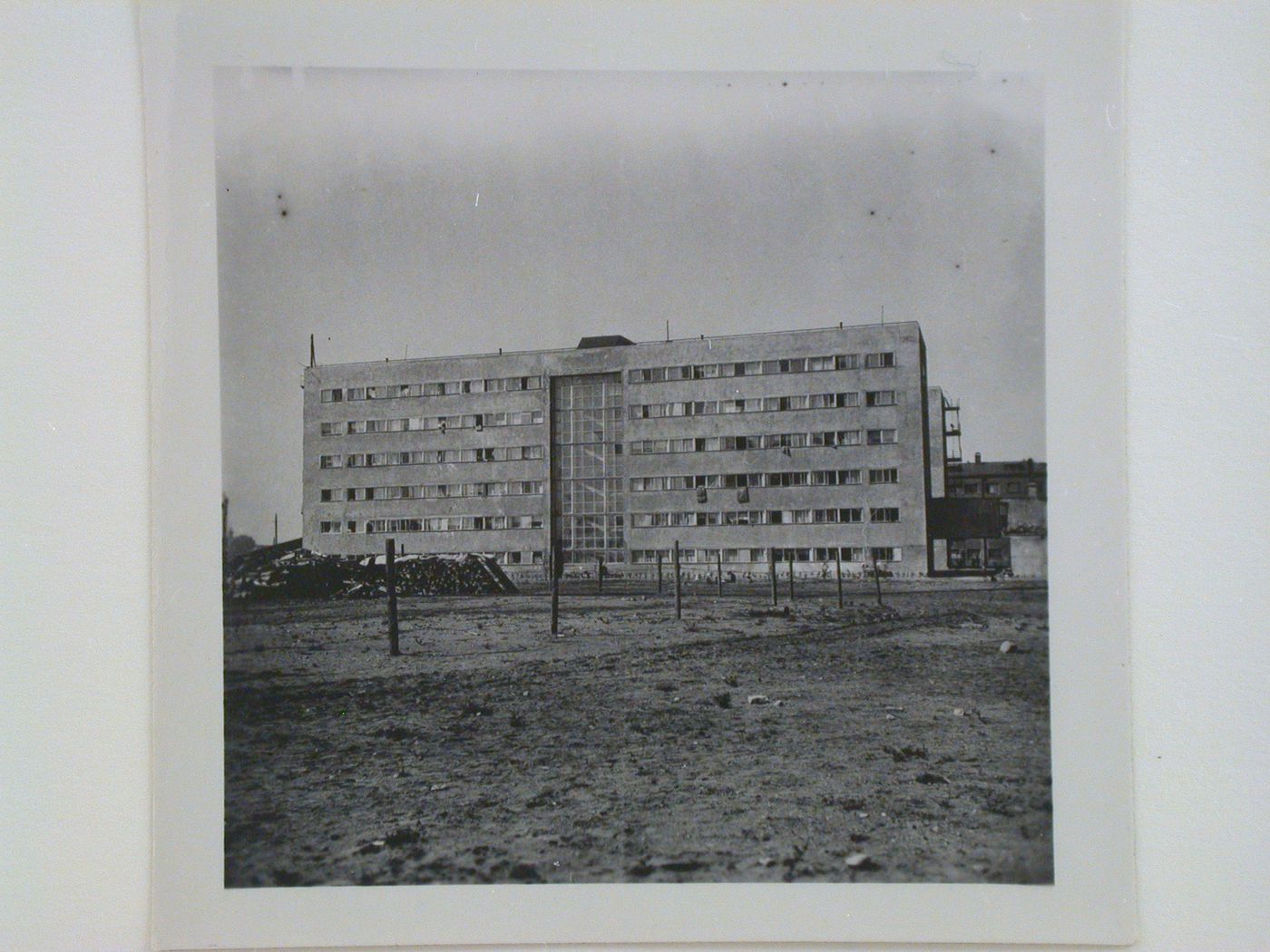 View of an unidentified apartment house