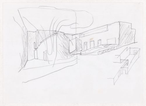 Sketch axonometric views for Reitoria da Universidade de Alicante, Alicante, Spain