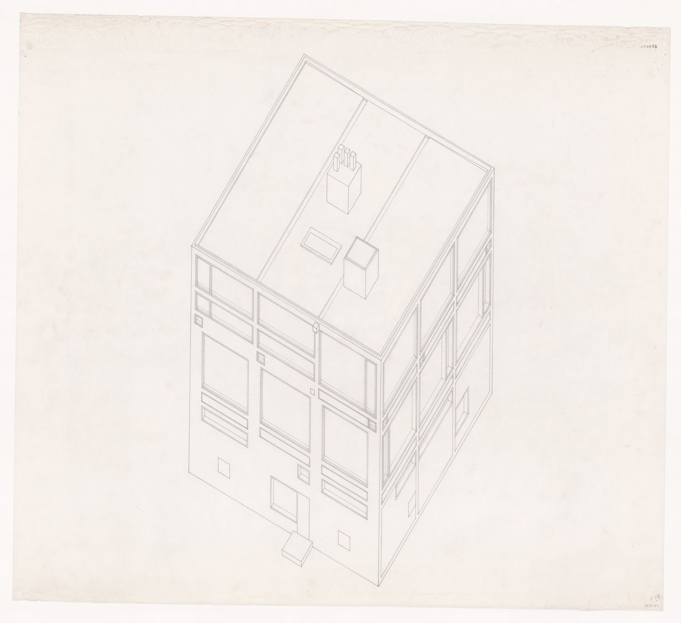 Axonometric for Texas House 7