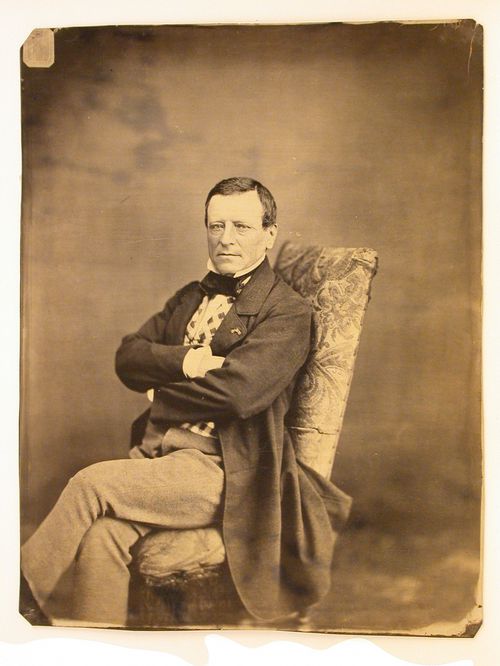 Portrait of architect Charles Fortuné Louis Brunet Debaines