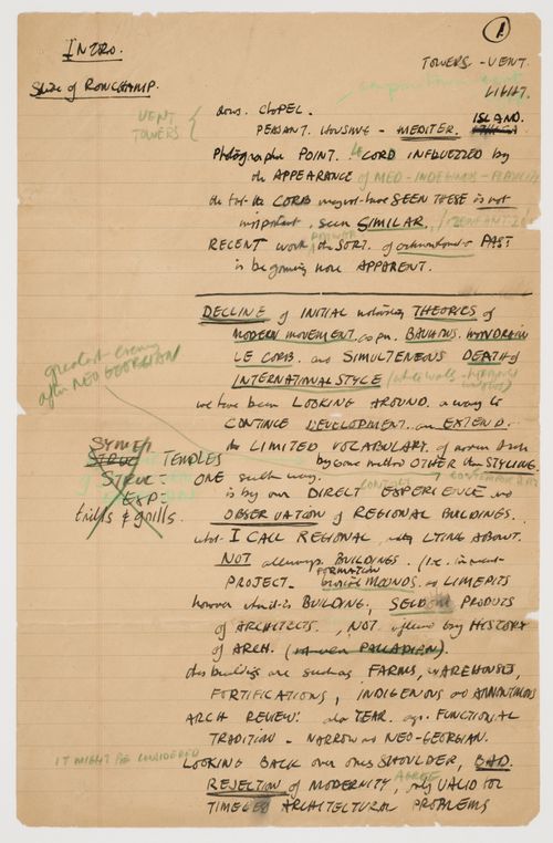 Lecture notes