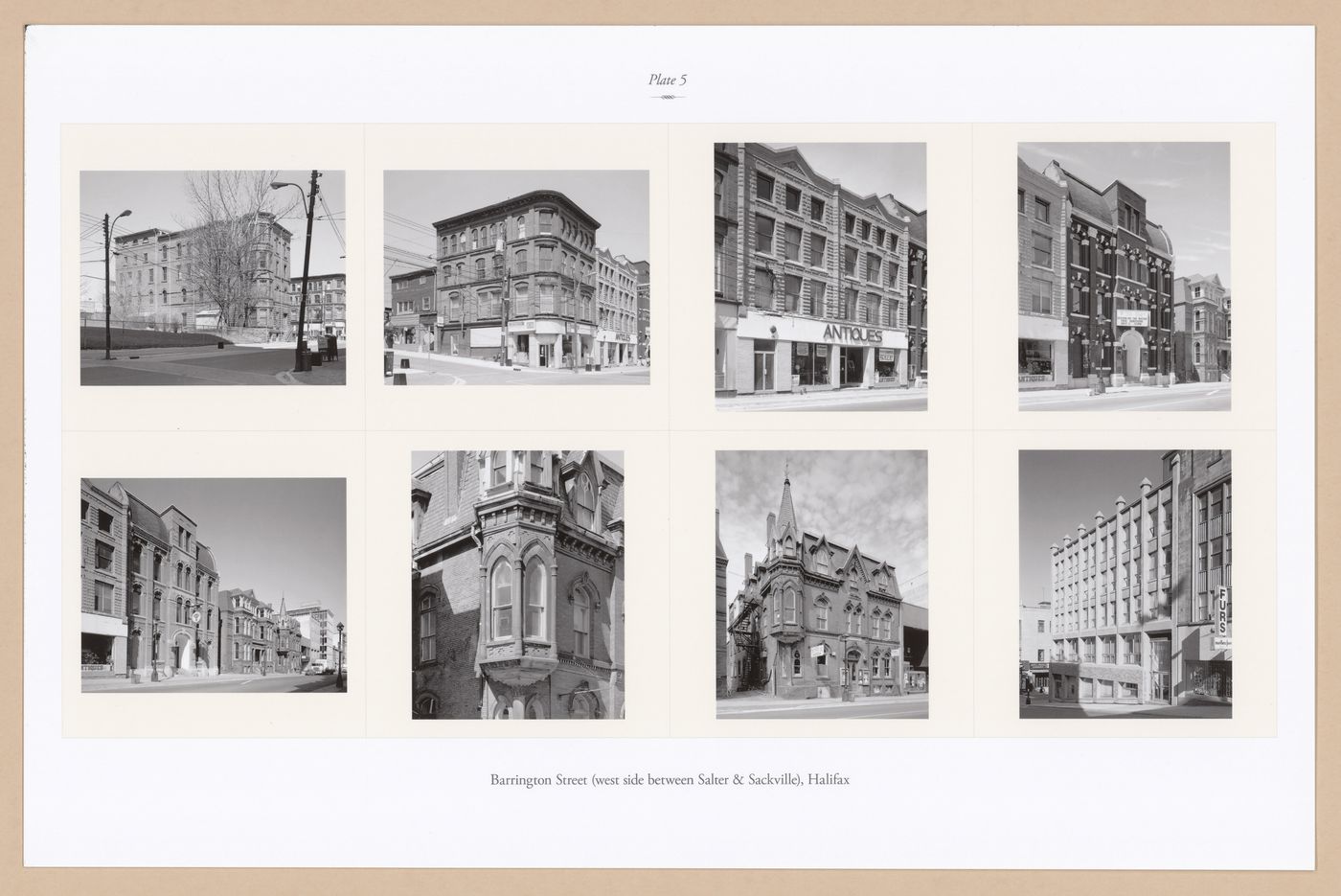 Plate 5: Barrington Street, Halifax (2 of 4), from the portfolio A Nova Scotia Archive