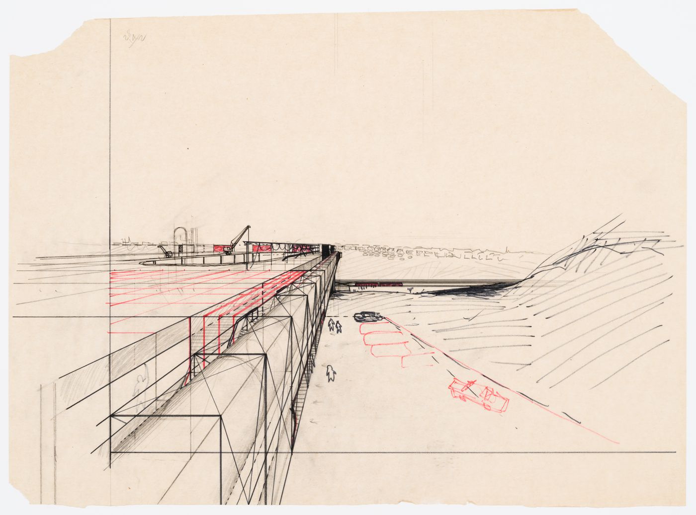 Potteries Thinkbelt, North Staffordshire, England: conceptual drawing