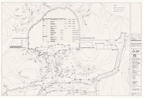 Landscape plan for Northwest Territories Legislative Assembly Building, Yellowknife, Northwest Territories