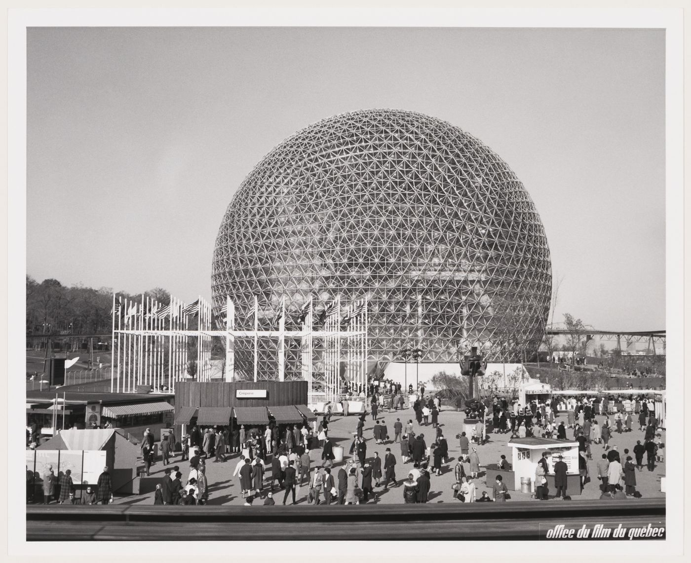 View of the Pavilion of the United States, Expo 67, Montréal, Québec