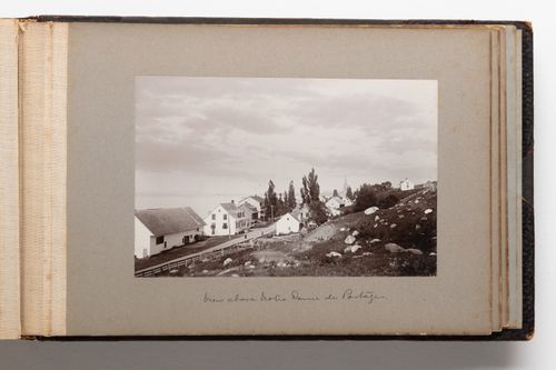 View of buildings in Notre-Dame-du-Portage, Quebec, Canada