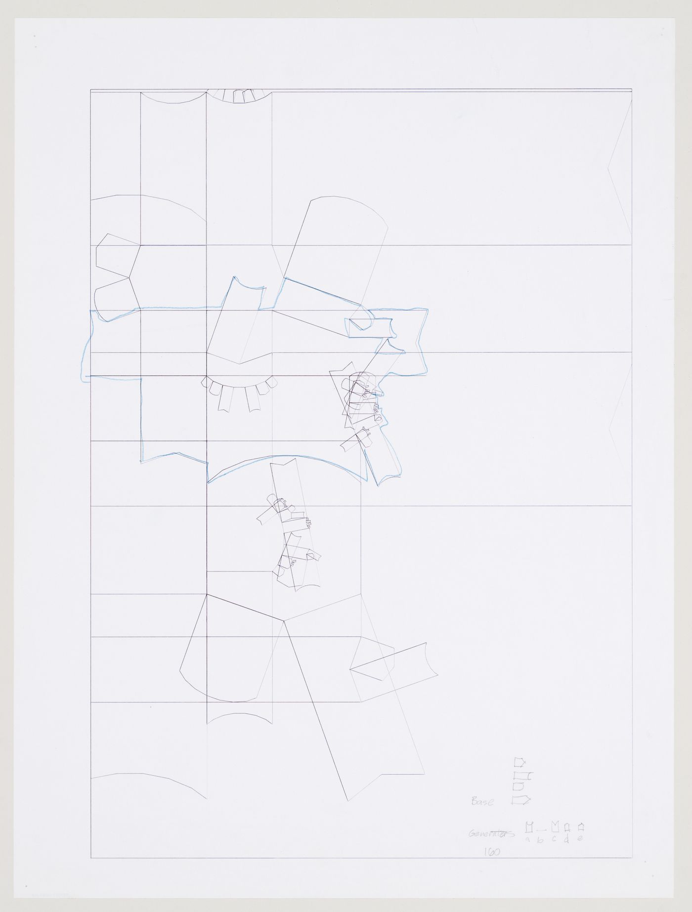 Schematic plan, Biozentrum - Biology Center for the J.W. Goethe University, Frankfurt am Main, Germany