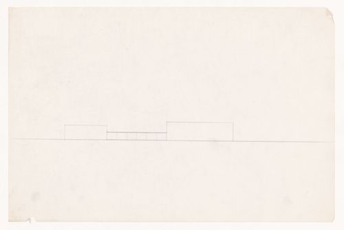 Principal elevation for the Field House, Gymnasium and Natatorium complex